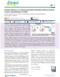 Cover page: Cellular Exposure to Chloroacetanilide Herbicides Induces Distinct Protein Destabilization Profiles.