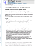 Cover page: Characterization of Polymicrobial and Antibiotic-Resistant Infectious Keratitis in a County Hospital Setting.