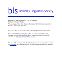 Cover page: Boundaries and Grassman's Law in Sanskrit