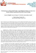 Cover page: Performance on a Means End Task by Asian Elephants (Elephas maximus) in a Positive Reinforcement-Based Protected Contact Setting