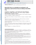 Cover page: Neural EGFL like 1 as a potential pro-chondrogenic, anti-inflammatory dual-functional disease-modifying osteoarthritis drug