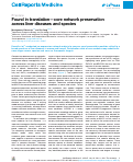 Cover page: Found in translation-core network preservation across liver diseases and species.