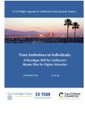 Cover page: From&nbsp;Institutions&nbsp;to&nbsp;Individuals: A Paradigm Shift for California's Master Plan for Higher Education