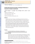 Cover page: Relating Nanoparticle Properties to Biological Outcomes in Exposure Escalation Experiments.