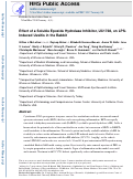 Cover page: Effect of a Soluble Epoxide Hydrolase Inhibitor, UC1728, on LPS-Induced Uveitis in the Rabbit