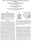 Cover page: CALM - A Process Model of Category Generalization, Abstraction and Structuring