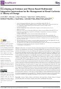 Cover page: Developing an Evidence and Theory Based Multimodal Integrative Intervention for the Management of Renal Cachexia: A Theory of Change