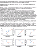 Cover page: Quantification of CTEPH Disease Burden on CT Angiogram Correlates with Patient Presurgical Hemodynamic Severity and Hemodynamic Improvement after PTE Surgery.