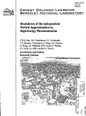 Cover page: Breakdown of the Independent Particle Approximation in High-Energy Photoionization