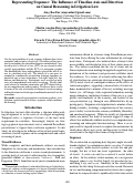 Cover page: Representing Sequence: The Influence of Timeline Axis and Directionon Causal Reasoning in Litigation Law