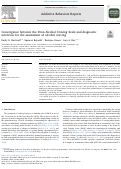 Cover page: Convergence between the Penn Alcohol Craving Scale and diagnostic interview for the assessment of alcohol craving