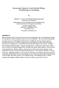 Cover page: Increasing Capacity of an Isolated Merge by Metering its On-Ramp