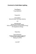 Cover page: Controls for Solid-State Lighting