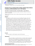 Cover page: Posterior Fossa in Primary Microcephaly: Relationships between Forebrain and Mid-Hindbrain Size in 110 Patients