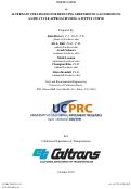 Cover page: White Paper on Alternate Strategies for Reducing Greenhouse Gas Emissions: A Life Cycle Approach Using a Supply Curve