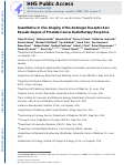 Cover page: Quantitative In Vivo Imaging of the Androgen Receptor Axis Reveals Degree of Prostate Cancer Radiotherapy Response.