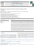 Cover page: Examining the consumer restaurant environment and dietary intake in children