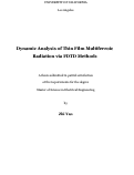 Cover page: Dynamic Analysis of Thin Film Multiferroic Radiation via FDTD Methods