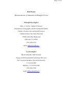 Cover page: Measurements of Ammonia at Blodgett Forest