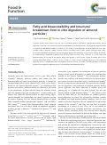 Cover page: Fatty acid bioaccessibility and structural breakdown from in vitro digestion of almond particles