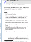 Cover page: Effects of daily maladaptive coping on nightly sleep in mothers