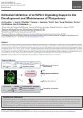 Cover page: Selective Inhibition of mTORC1 Signaling Supports the Development and Maintenance of Pluripotency.