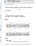 Cover page: Examining military population and trauma type as moderators of treatment outcome for first-line psychotherapies for PTSD: A meta-analysis