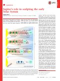 Cover page: Jupiter’s role in sculpting the early Solar System