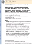 Cover page: Cartilage thickening in early radiographic knee osteoarthritis: A within‐person, between‐knee comparison