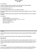 Cover page: Widespread calciphylaxis and normal renal function: no improvement with sodium thiosulfate