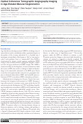 Cover page: Optical Coherence Tomographic Angiography Imaging in Age-Related Macular Degeneration