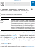 Cover page: Do the SCOFF items function differently by food-security status in U.S. college students?: Statistically, but not practically, significant differences