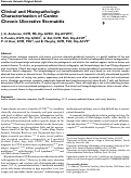 Cover page: Clinical and Histopathologic Characterization of Canine Chronic Ulcerative Stomatitis.