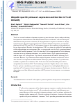 Cover page: Ubiquitin Specific Protease 1 Expression and Function in T Cell Immunity.