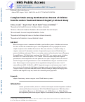 Cover page: Caregiver strain among North American parents of children from the Autism Treatment Network Registry Call-Back Study.