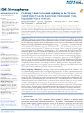 Cover page: Predicting Cloud-To-Ground Lightning in the Western United States From the Large-Scale Environment Using Explainable Neural Networks.