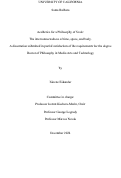 Cover page: Aesthetics for a Philosophy of Scale: The interconnectedness of time, space, and body