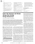 Cover page: Future CO2 Emissions and Climate Change from Existing Energy Infrastructure