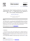 Cover page: Measurement of the b-hadron production cross section using decays to D⁎+μ−X final states in pp collisions at s=7&nbsp;TeV with the ATLAS detector