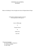 Cover page: Multicore Scheduling for Network Applications Based on Highest Random Weight