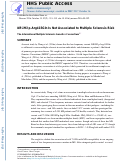 Cover page: NR1H3 p.Arg415Gln Is Not Associated to Multiple Sclerosis Risk.