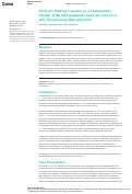 Cover page: Decision-Making Capacity in a Transgender Patient With Schizophrenia and Concerns for a Life-Threatening Skin Infection.