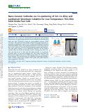 Cover page: Nano-Ceramic Cathodes via Co-sputtering of Gd–Ce Alloy and Lanthanum Strontium Cobaltite for Low-Temperature Thin-Film Solid Oxide Fuel Cells