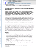 Cover page: Construct Validity of the Neighborhood Environment Walkability Scale for Africa