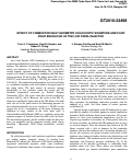 Cover page: EFFECT OF COMBUSTOR INLET GEOMETRY ON ACOUSTIC SIGNATURE AND FLOW FIELD BEHAVIOUR OF THE LOW SWIRL INJECTOR