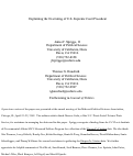 Cover page: Explaining the Overruling of U.S. Supreme Court Precedent