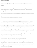 Cover page: Cigarette smoking in opioid-using patients presenting for hospital-based medical services