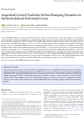 Cover page: Sequential Control Underlies Robust Ramping Dynamics in the Rostrolateral Prefrontal Cortex