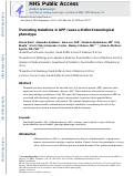 Cover page: Truncating mutations in APP cause a distinct neurological phenotype