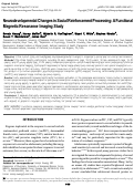 Cover page: Neurodevelopmental Changes in Social Reinforcement Processing: A Functional Magnetic Resonance Imaging Study